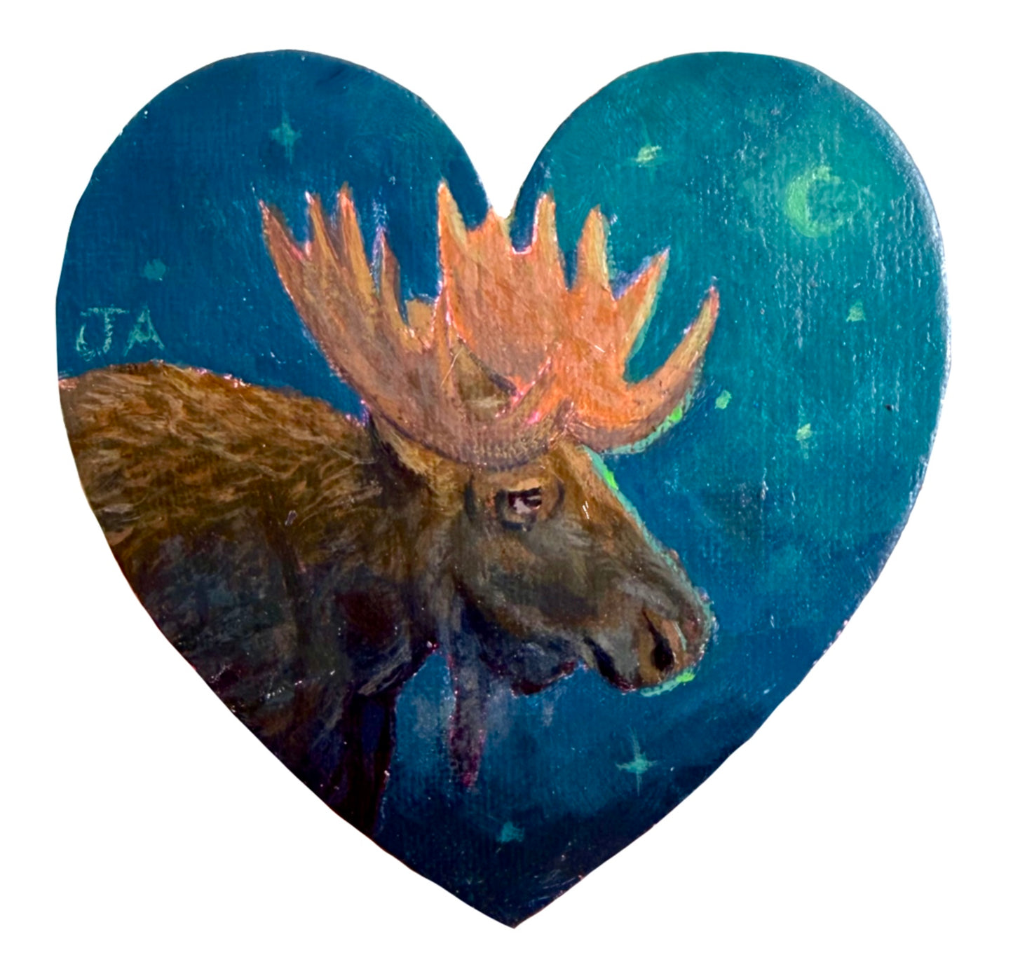 Moose (Handpainted Magnet)