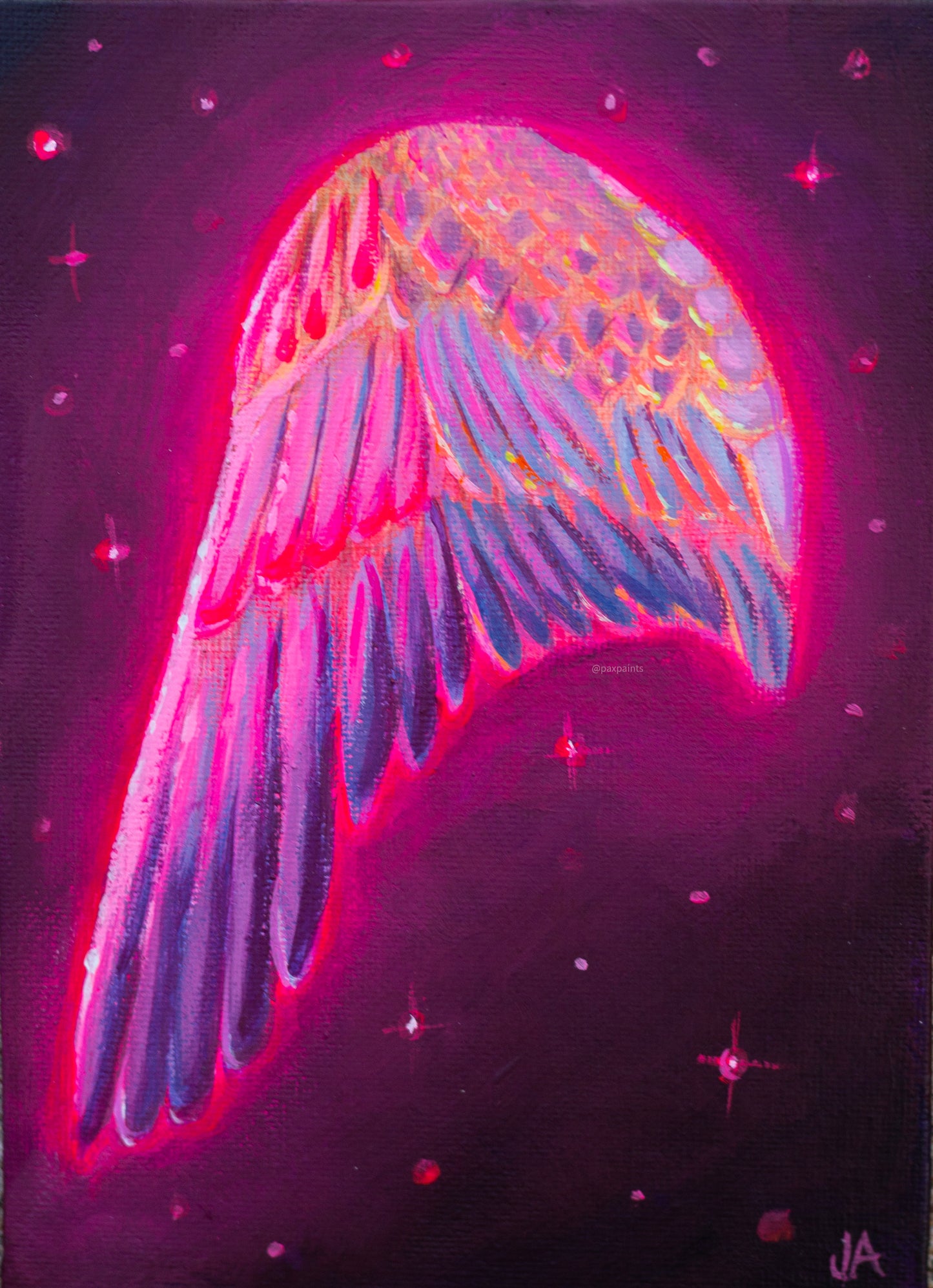 Hope Is The Thing With Feathers (ORIGINAL PAINTING)