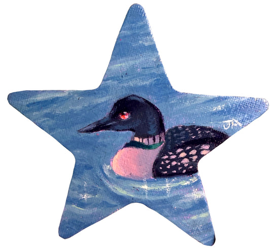 Bright Loon (Handpainted Magnet)