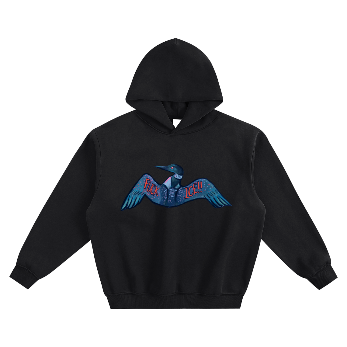 Angry Loon Hoodie