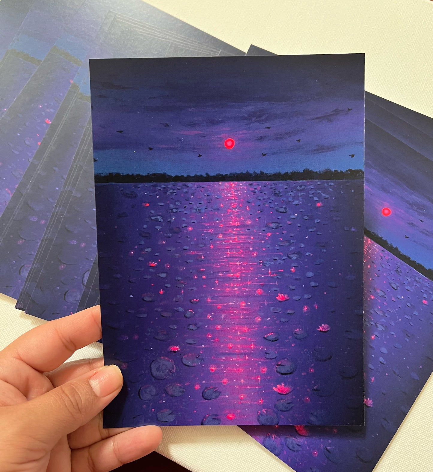 "Moonlit Dream" (POSTCARD PRINT)