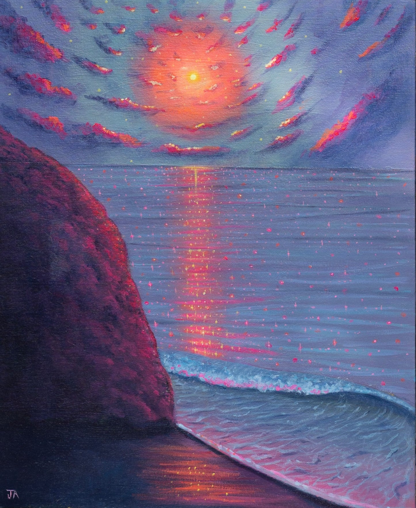 Ethereal Shores (ORIGINAL PAINTING)