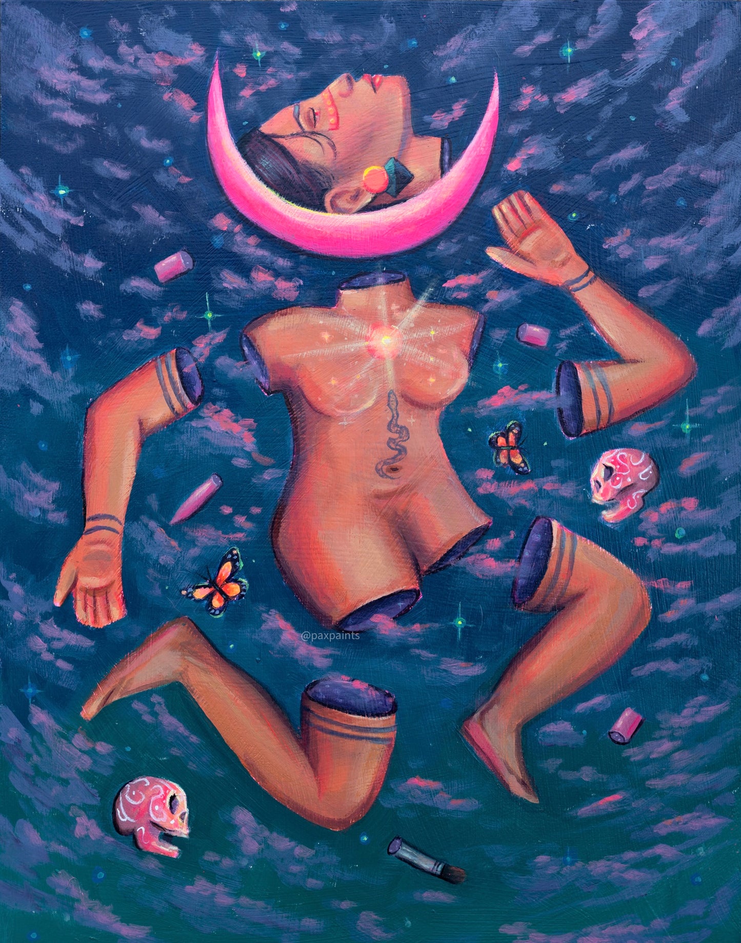 The Coyolxauqui Imperative (ORIGINAL PAINTING)