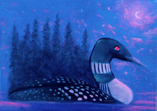 Lunar Loon (ORIGINAL PAINTING)