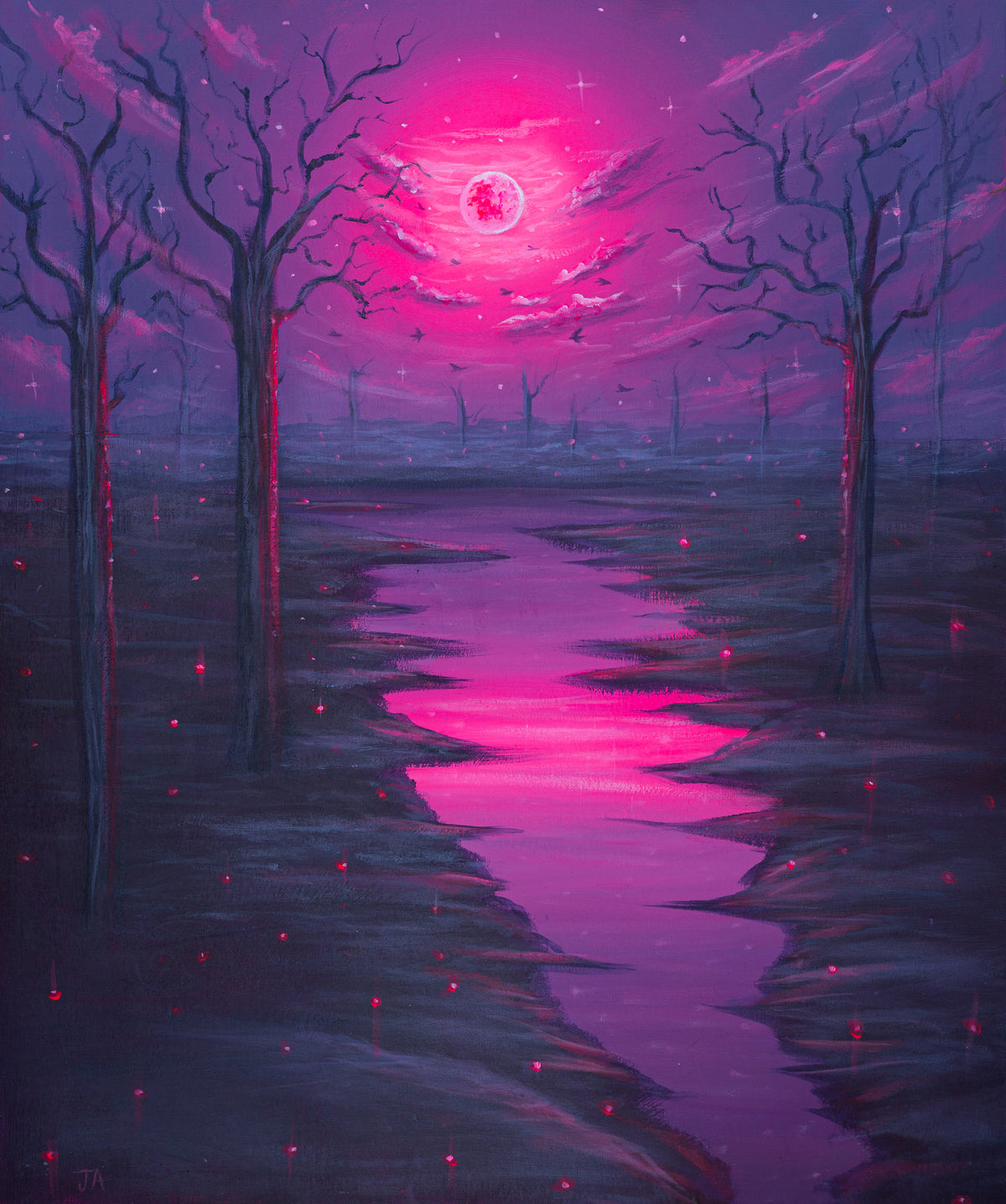 Mystical Midnight River
