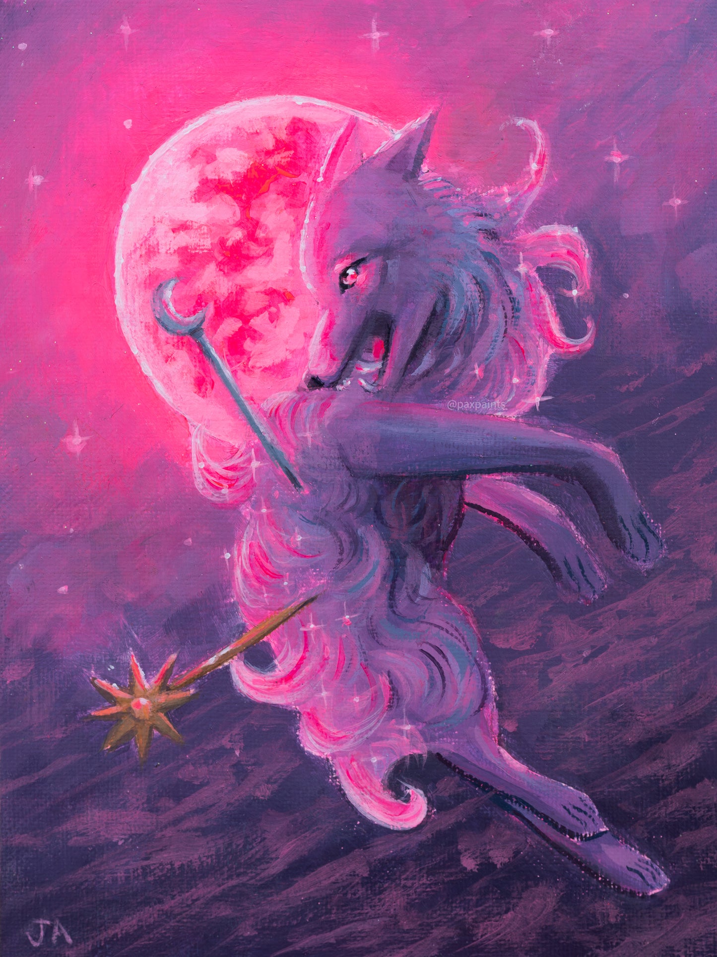 Ordained by the Moon (ORIGINAL PAINTING)