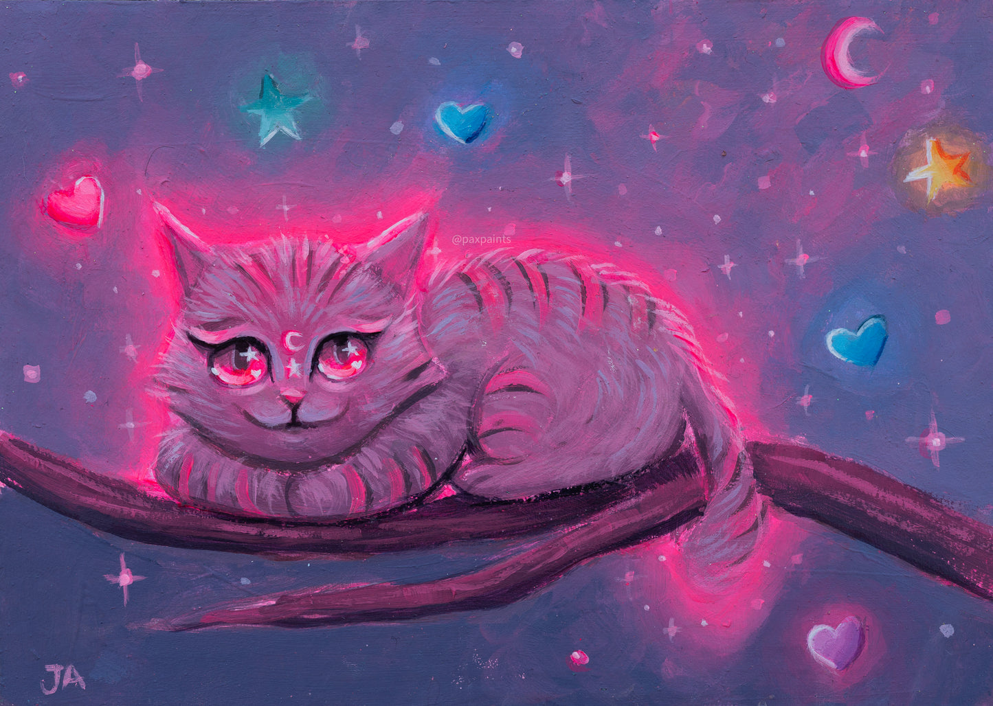 Luminous Cheshire (ORIGINAL PAINTING)